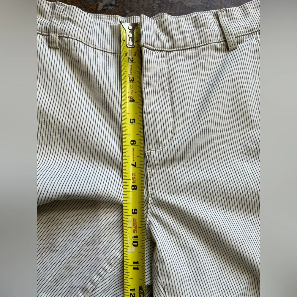 Women’s Summum pinstripe cotton cuffed coastal trousers. Size 32( XS/2 USA) - Picture 11 of 16